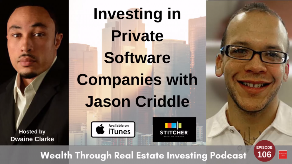 Investing in Software Companies with Jason Criddle